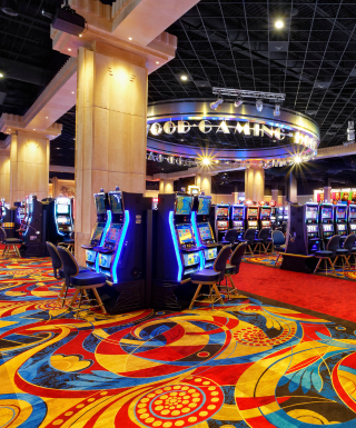 Gaming floor with VLT gaming machines